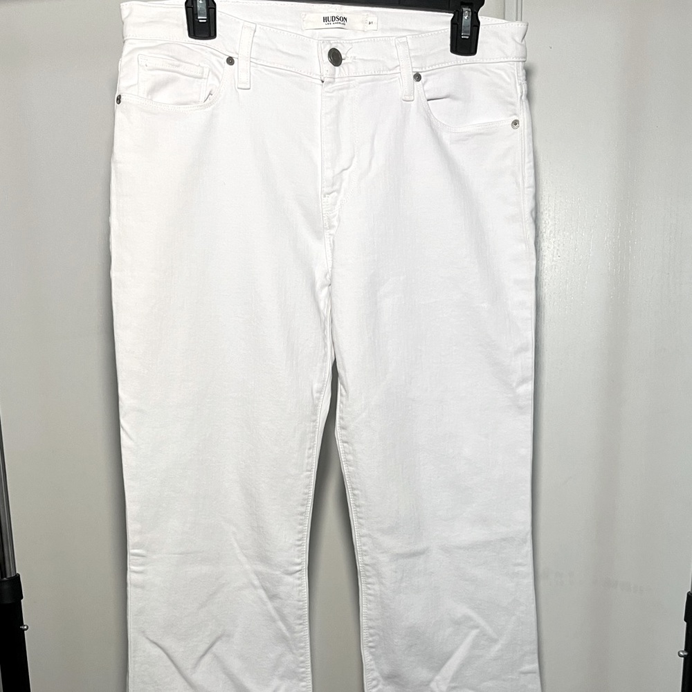 Hudson Los Angeles White Jeans